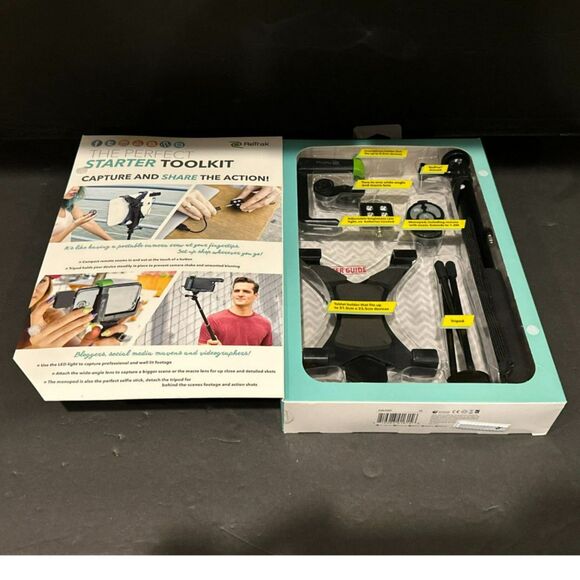 ReTrak Premium Video Vlogging Selfie Stick Tool Kit - New in Box - Picture 3 of 4